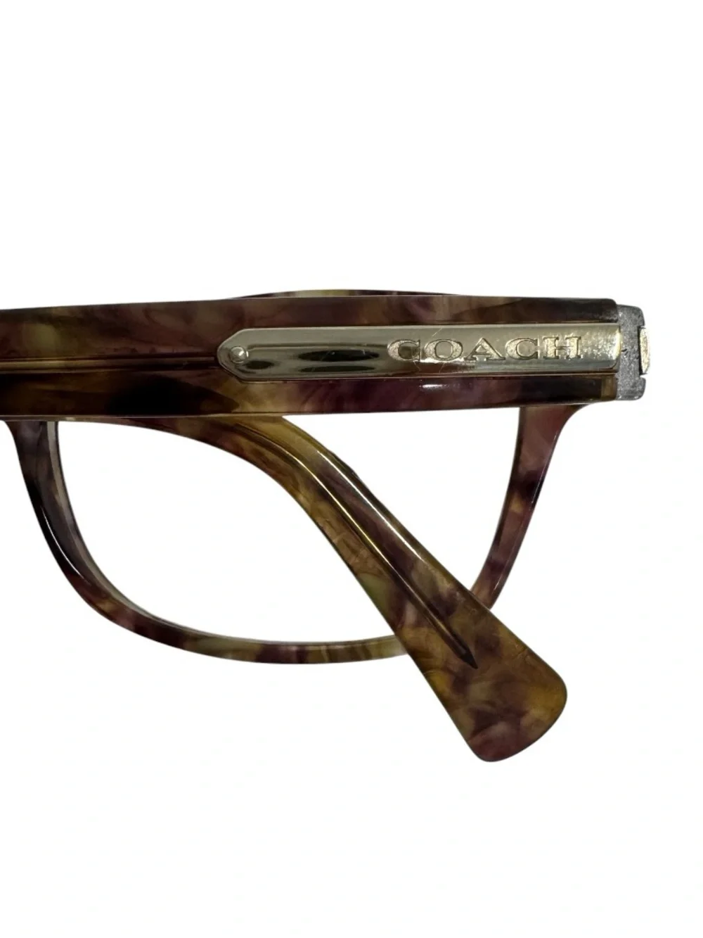 Coach HC 6065 Confetti Light Brown Tortoise Eyeglasses Frames